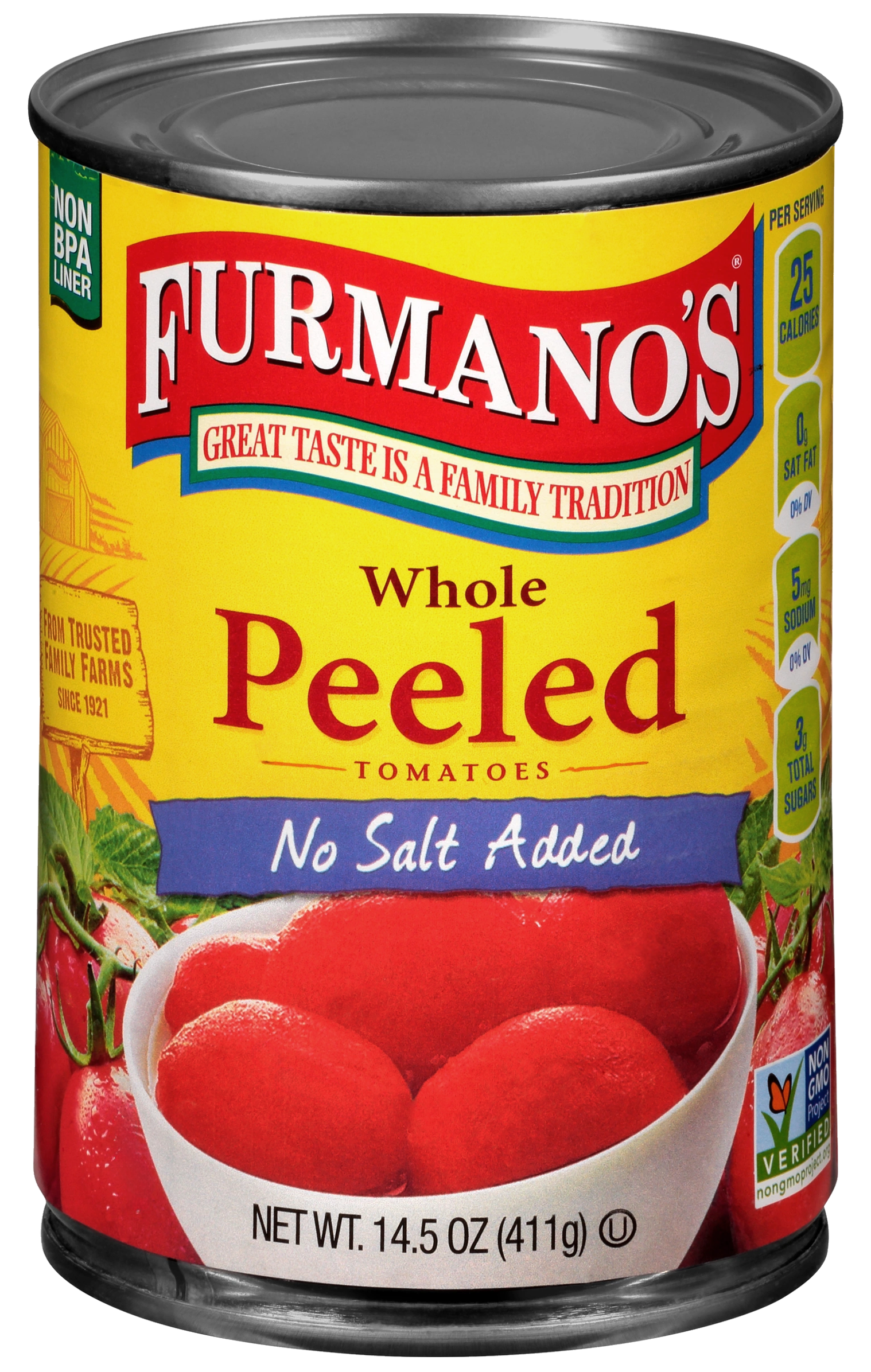 Whole Peeled Tomatoes – No Salt Added