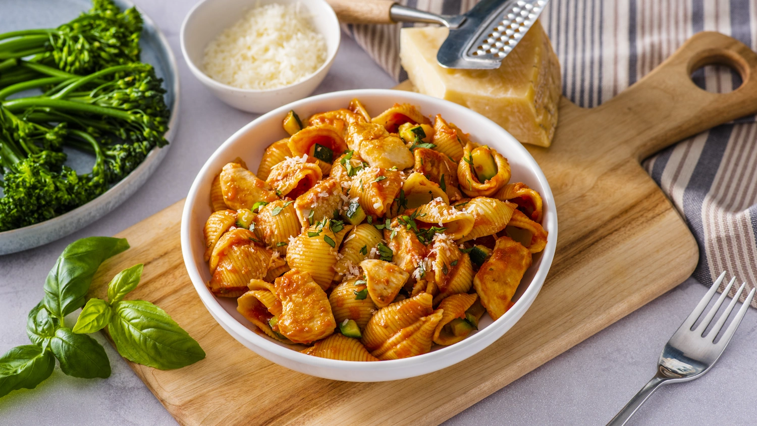 Tomato Chicken with Pasta