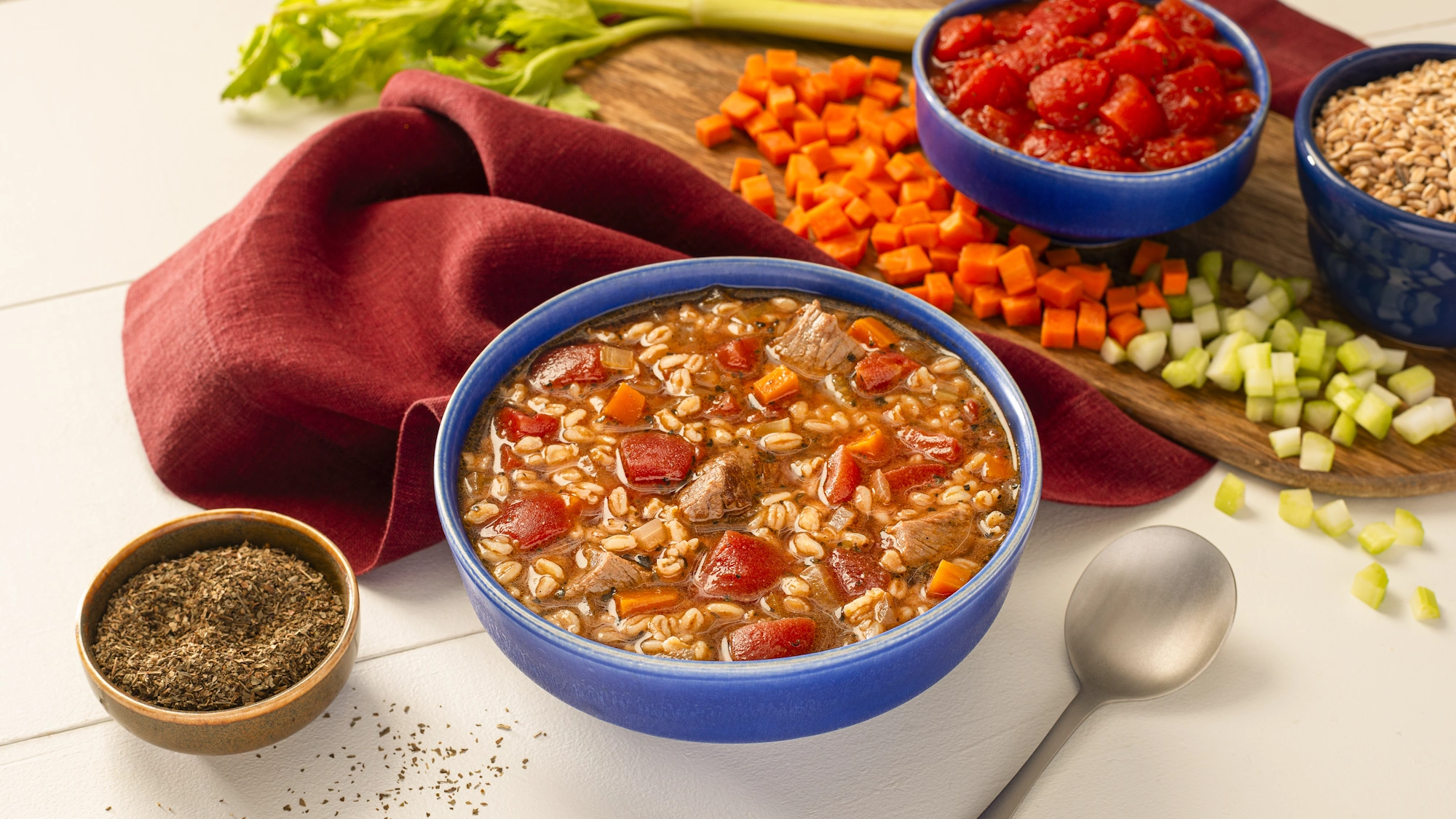 Beef & Farro Soup