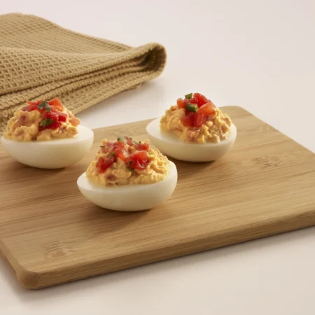 Salsa Deviled Eggs